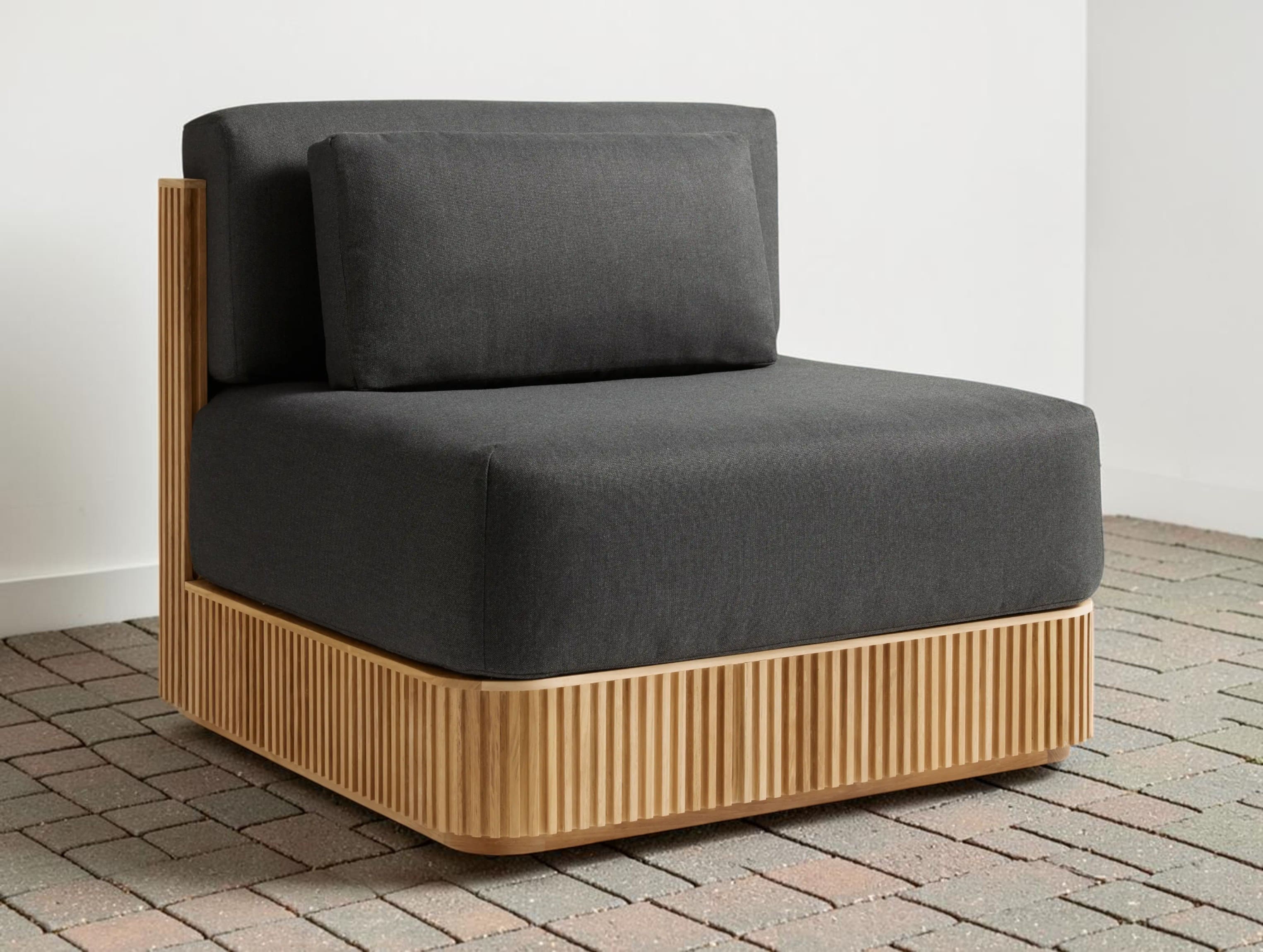 Rolphin Outdoor Teak Lounge Chair