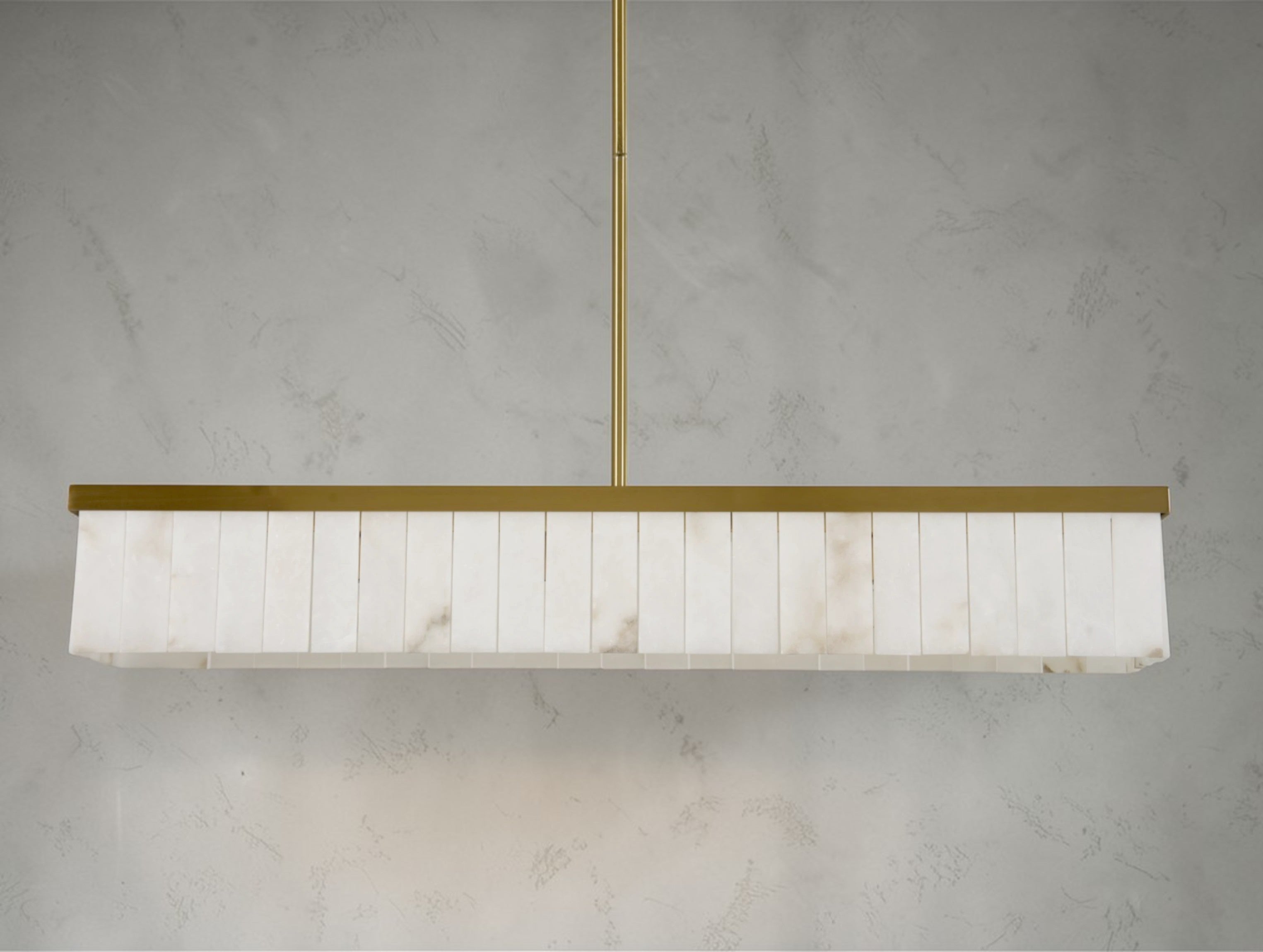 Wyndham Alabaster Linear Chandelier